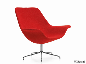 OYSTER LOW - Easy chair with floor plate _ Offecct