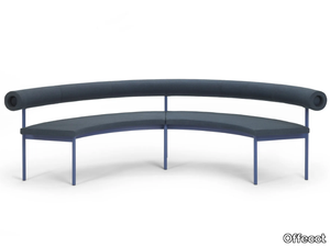 FONT 1365 - Curved fabric sofa _ Offecct