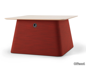 OSAKA - Square wooden and fabric coffee table _ Offecct