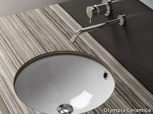 VANITY WASHBASINS - Undermount round ceramic washbasin _ Olympia Ceramica