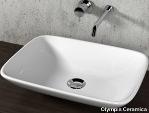 ATENE - Countertop ceramic washbasin _ Olympia Ceramica