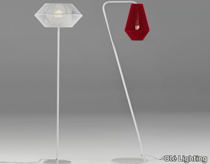 UKELELE - LED handmade rope floor lamp _ Olé Lighting