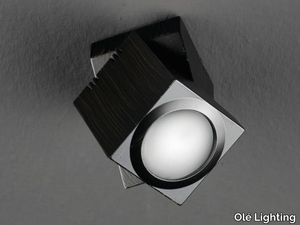 PRACTYK - LED adjustable square zinc spotlight _ Olé Lighting