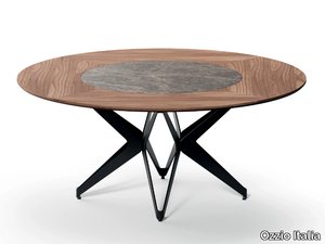 DNA - Round table with Lazy Susan _ Ozzio Italia