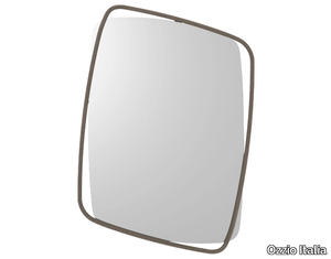 GOLDEN BIG - Framed wall-mounted wooden mirror _ Ozzio Italia