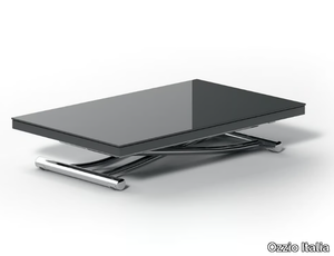 PLANET - Height-adjustable crystal coffee table _ Ozzio Italia
