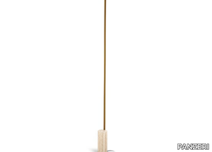 HILOW LINE - LED travertine floor lamp with dimmer _ PANZERI