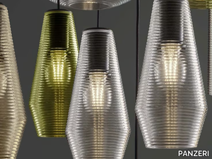 OLIVIA - Blown glass pendant lamp _ PANZERI