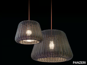 RALPH - Rattan outdoor pendant lamp _ PANZERI