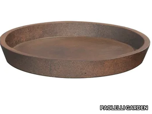 EDGWARE RUSTY LITE - Saucer in Fiber Clay _ PAOLELLI GARDEN