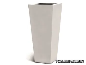 TRURO WHITE LITE - Garden vase in Fiber Clay _ PAOLELLI GARDEN