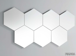 GEOMETRIKA ESAGONALE - Wall-mounted mirror _ PIANCA