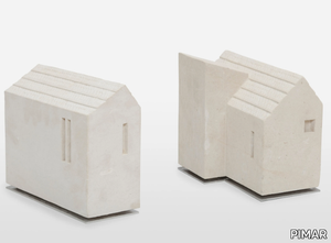 DUE CASETTE - Lecce stone bookend _ PIMAR