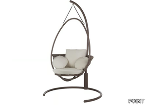 WEAVE - 1 Seater aluminium garden hanging chair _ POINT