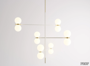 GRACE N°2 - Blown glass pendant lamp _ PROF