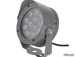 IP65 12X2 WATT TRILED RGB - LED adjustable RGB powder coated aluminium Outdoor floodlight _ PROLED