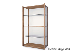 BAY - Wood and glass bookcase / display cabinet _ Pacini & Cappellini