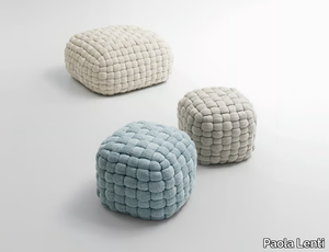 TOBIT - Fabric pouf with removable lining _ Paola Lenti