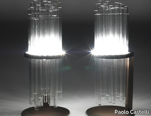 MY LAMP - Borosilicate glass and metal table lamp _ Paolo Castelli