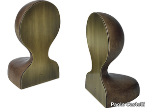 TESTA BOOKEND - Wooden bookend _ Paolo Castelli