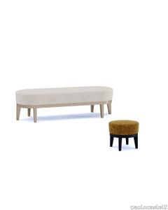 Venice Bench & Venice Pouf