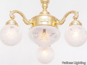 BUDAPEST I. - Brass chandelier _ Patinas Lighting