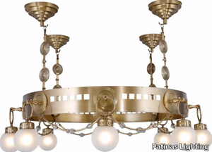 CASABLANCA III - Handmade brass chandelier _ Patinas Lighting