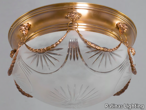 EGER - Brass ceiling light _ Patinas Lighting