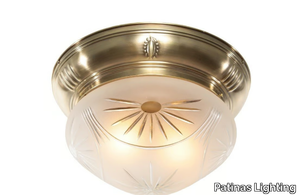 PANNON 25/4 - Brass ceiling light _ Patinas Lighting