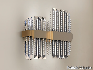 DIAMANTE - LED Lead Crystal wall light _ Patrizia Volpato