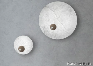 LUNA NUOVA - Alabaster wall lamp / ceiling lamp _ Patrizia Volpato