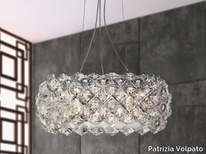 PRISMA 820 - Pendant lamp with crystals _ Patrizia Volpato