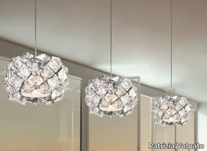 PRISMA 821 - Pendant lamp with crystals _ Patrizia Volpato