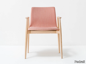 MALMÖ 396 - Wooden chair with armrests _ Pedrali