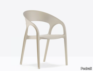 GOSSIP 621 - Polypropylene chair with armrests _ Pedrali