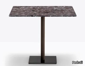 BLUME - Square steel table _ Pedrali