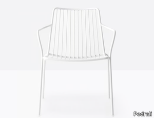 NOLITA 3659 - Metal chair with armrests _ Pedrali