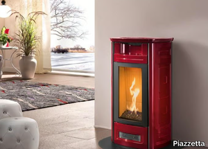 G963 C - Gas steel stove for air heating _ Piazzetta