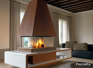 HELSINKI - Corten™ Fireplace Mantel _ Piazzetta