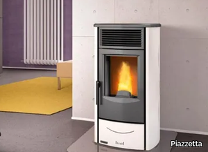 P163 TH - Pellet steel Heating stove Class A+ _ Piazzetta