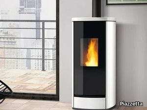 P220 M STEEL - Pellet steel stove _ Piazzetta