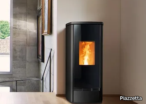 P230 M STEEL - Pellet steel stove _ Piazzetta