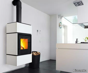 QUBE 3 - Wood-burning stove _ Piazzetta