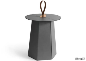 AILE - Folding leather coffee table _ Pinetti
