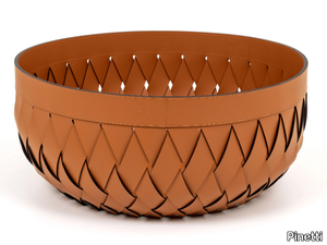 CANARIA - Regenerated leather basket _ Pinetti