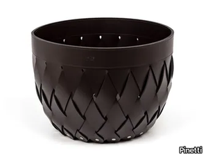 CANARIA - Regenerated leather basket _ Pinetti