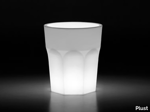 CUBALIBRE LIGHT - Polyethylene garden vase with Light _ Plust