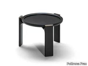 DUO - Round ash coffee table _ Poltrona Frau