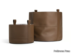 LEATHER BASKET - BASKET - Leather basket _ Poltrona Frau