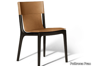 ISADORA - Tanned leather chair _ Poltrona Frau